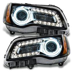 Oracle SMD Pre-Assembled Halo Headlights for 2011-2014 300 - 7729-001