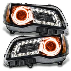 Oracle SMD Pre-Assembled Halo Headlights for 2011-2014 300 - 7729-005