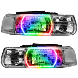 Oracle ColorSHIFT Halo Headlights for 2000-2006 TAHOE - 8166-330