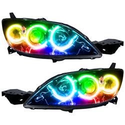Oracle ColorSHIFT Halo Headlights for 2004-2009 3 - 8174-330