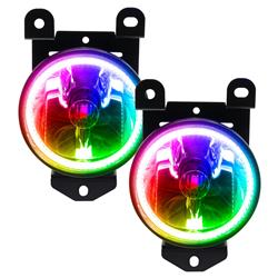 Oracle ColorSHIFT Pre-Assembled Halo Fog Lights for 2000-2006 YUKON, 2001-2006 YUKON XL 1500 - 8185-333