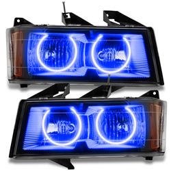 Oracle SMD Pre-Assembled Halo Headlights for 2004-2012 COLORADO - 8902-002
