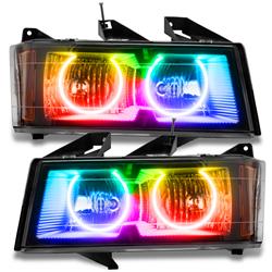 Oracle SMD Pre-Assembled Halo Headlights for 2004-2012 COLORADO - 8902-330