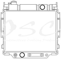 OSC Automotive Radiators for 1984 F-150, 1983-1996 F-250, 1983-1994 F-350 - 1165