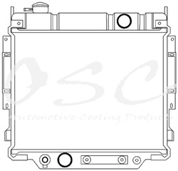 OSC Automotive Radiators for 1984 F-150, 1983-1996 F-250, 1983-1994 F-350 - 1165
