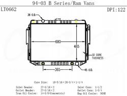 OSC Automotive Radiators for 1988-1991 GRAND WAGONEER - 122