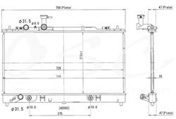 OSC Automotive Radiators for 2006-2008 6 - 13053