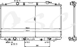 OSC Automotive Radiators for 2009-2014 TSX - 13082