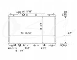 OSC Automotive Radiators for 2010-2011 CR-V - 13155