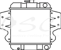 OSC Automotive Radiators for 1986-1988 SAMURAI - 170