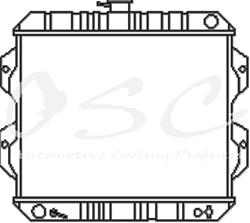 OSC Automotive Radiators for 1984-1989 4RUNNER, 1984-1995 PICKUP - 1935