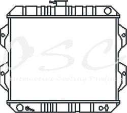 OSC Automotive Radiators for 1984-1989 4RUNNER, 1984-1995 PICKUP - 1935