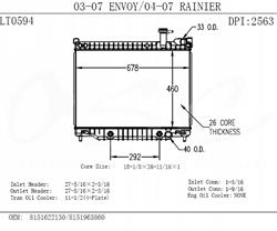 OSC Automotive Radiators 2563