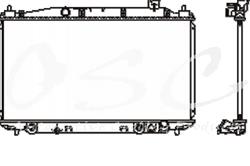 OSC Automotive Radiators for 2003-2005 CIVIC - 2572