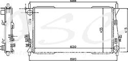 OSC Automotive Radiators for 2002-2008 X-TYPE - 2622