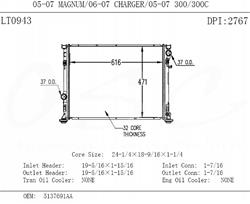 OSC Automotive Radiators 2767