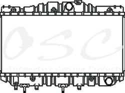 OSC Automotive Radiators for 1983-1986 CAMRY, 1986 CELICA - 932