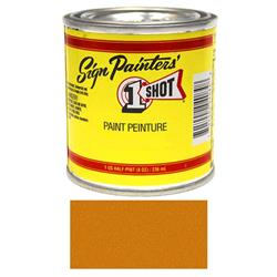 1 Shot Lettering Enamel 8 Oz. Gloss Gold 110L-HP