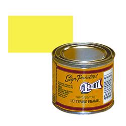 1 Shot Lettering Enamel 0.5 pint Gloss Yellow 130L-HP