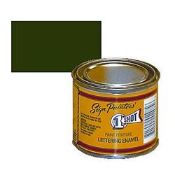1 Shot Lettering Enamel 0.5 Pint Gloss Green 148L-HP