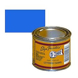 1 Shot Lettering Enamel 0.5 Pint Gloss Blue 152L-HP