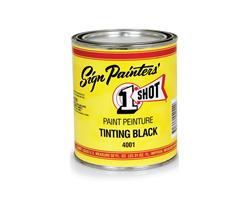 1 Shot Tinting 1 Quart Gloss Black 4001-LHP