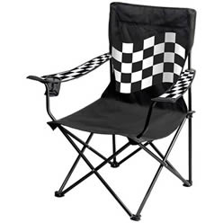 Checkered Flag Folding Chairs