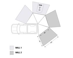 Overland Vehicle Systems Nomadic 270 LT Awning Side Wall 2 18239909