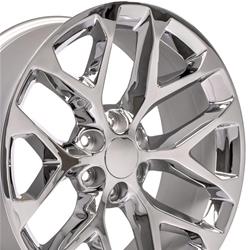 OE Wheels Snowflake Chrome Wheels 22x9