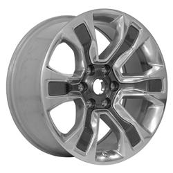 OE Wheels DG74 RAM 1500 Gloss Gunmetal Wheel with Polished Faces 20x9