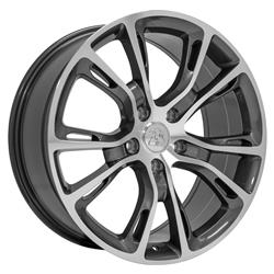 OE Wheels JP16 Gloss Gunmetal Machined Wheels 20x8.5