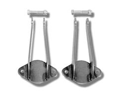 Pete and Jake's Hot Rod Parts Leaf Spring Shackles and Hangers 6048