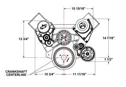 ProCharger Serpentine Accessory Drive Kits 1CB300-PS-AC