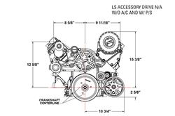 ProCharger Serpentine Accessory Drive Kits 1LS300-PS-B