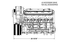 ProCharger Serpentine Accessory Drive Kits 1LS300-AC-B