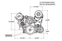 ProCharger Serpentine Accessory Drive Kits 1LS300-PSACB