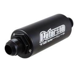 Peterson Fluid Systems 600 Series 60 Microns Fuel Filter with -12 AN Inlet Size 09-0619