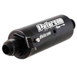 Peterson Fluid Systems 600 Series 100 Microns Fuel Filter with Ball Valve with -10 AN Inlet Size 09-0626