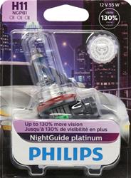 Philips NightGuide Platinum Bulbs H11NGPB1