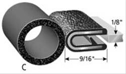 Pit Pal Flexible Trim Door Edge Seals 6100T