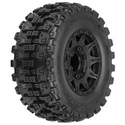 Pro-Line Badlands MX28 Belted Mounted Wheels and Tires