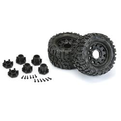 Pro-Line Trencher 2.8 in. MT Mounted Wheels and Tires PRO117010