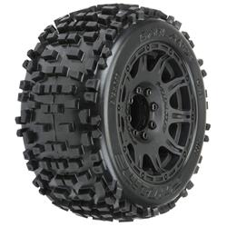 Pro-Line Badlands 3.8 in. Mounted Wheels and Tires PRO117810