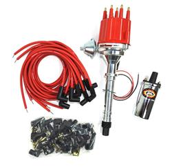 Pertronix D8071 Flame-Thrower Ignition Tune Up Kit with Red Cap for Chevrolet 