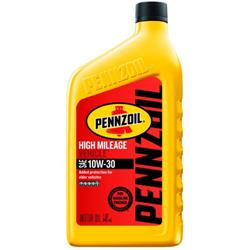 10w30 Pennzoil High Mileage Vehicle Motor Oil PENZ1030HM