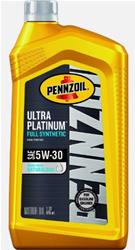 5w30 Pennzoil Ultra Platinum Motor Oil with PurePlus Technology PENZ530UP