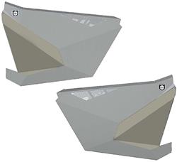 Pro Armor Traditional Half Doors for 2022 RZR TURBO R SPORT, RZR TURBO R ULTIMATE - P2217D003GG