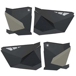 Pro Armor Traditional Half Doors for 2022 RZR TURBO R 4 PREMIUM, RZR TURBO R 4 SPORT, RZR TURBO R 4 ULTIMATE - P2218D003MB