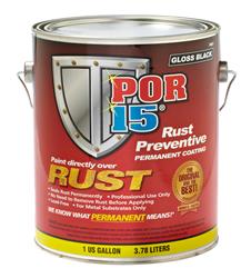 POR-15 Rust Preventative Paint 1 gallon Gloss Black 45001