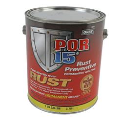POR-15 Rust Preventative Paint 1 Gallon Gloss Gray/Silver 45201